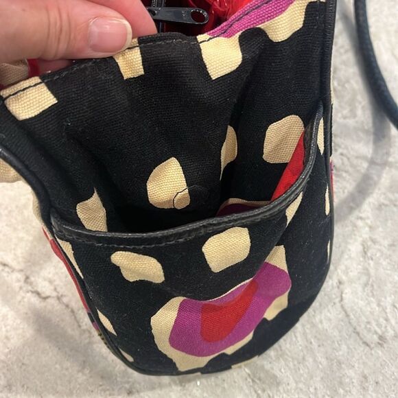 BRIGHTON Spring Poopy Collection Canvas Shoulder Bag - Picture 9 of 15